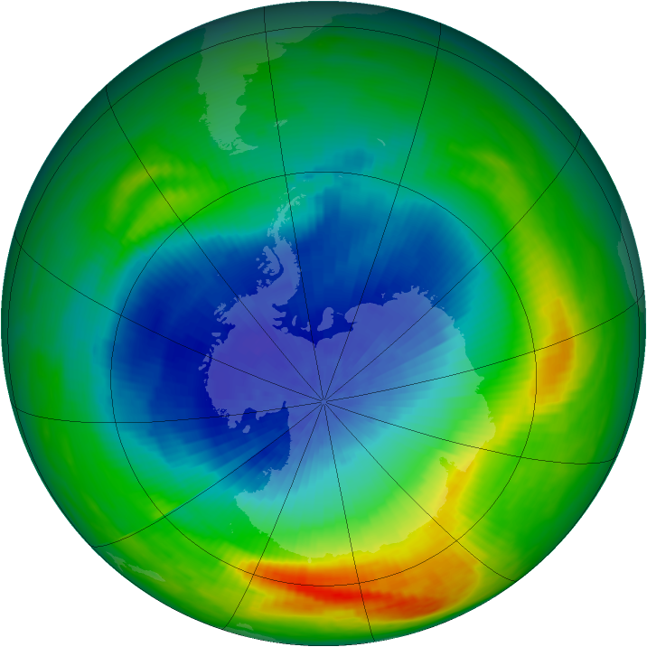 Ozone Map 1988-10-02